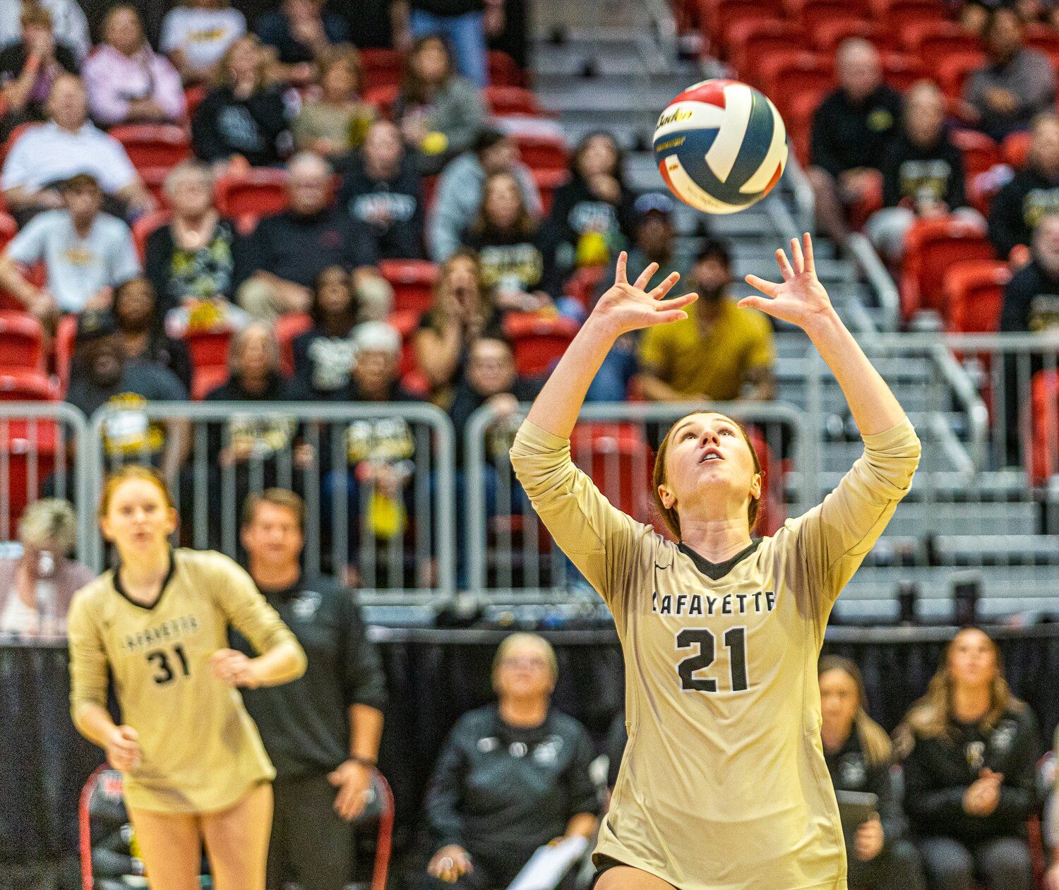 Lafayette vs. Liberty North girls volleyball
